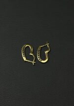 گوشواره نیم قلب - تصویر 2