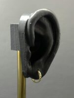 گوشواره حلقه ای طرح دار - تصویر 2
