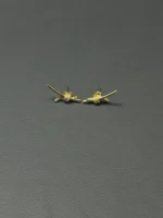 گوشواره گره نگین دار