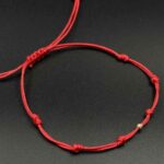 دستبند بافت رد استرینگ ( red string ) هفت گره
