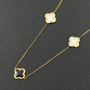 گردنبند ونکلیف مینا سه گل