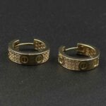 گوشواره کارتیه لاو فول نگین