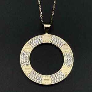 گردنبند کارتیه لاو فول نگین