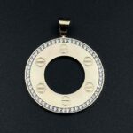 پلاک کارتیه لاو دور نگین